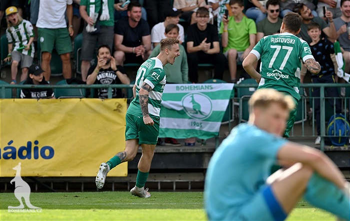 Bohemians - Pardubice 2:1 (1:0)