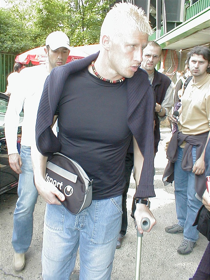 Zraněný David Šimon