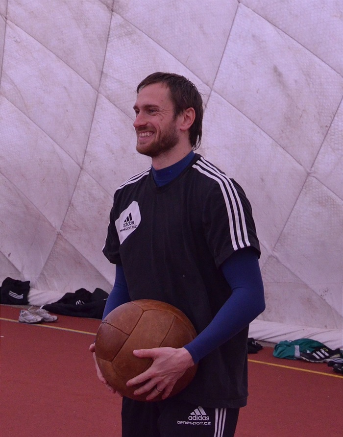 Středeční dopolední trénink v nafukovačce