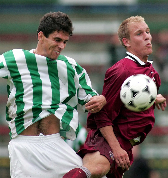 Trenéři testovali stopera Pavla Lukáše. Byl vynikající.