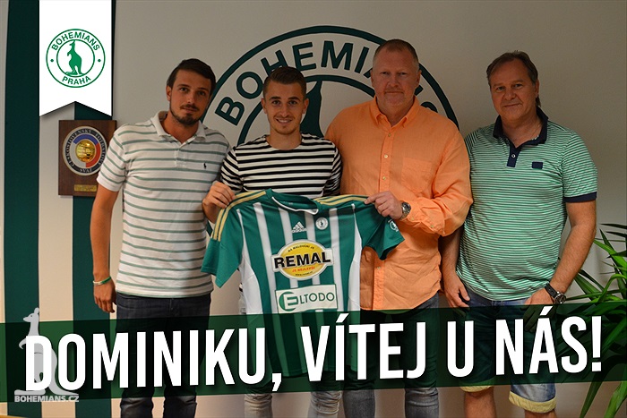 Dominik Mašek přestoupil do Bohemians