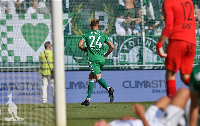 Hradec Králové - Bohemians 1:1 (1:0)