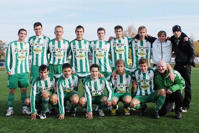 Poslední zápas rezevy na podzim, čas na společnou fotku