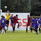 BOH - SPARTA 0:0 (pen. 1:2)   Náš brankář Jakub Kondelík vyboxovává míč co nejdál od své svatyně