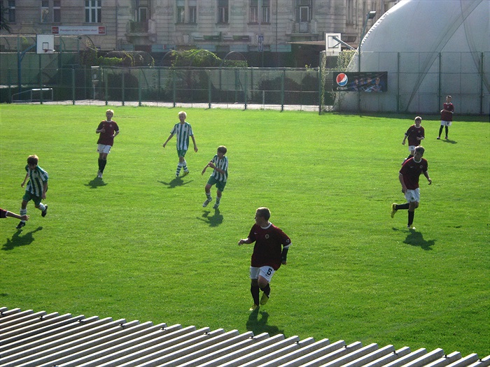 Momentka z přátelského utkání se Spartou.