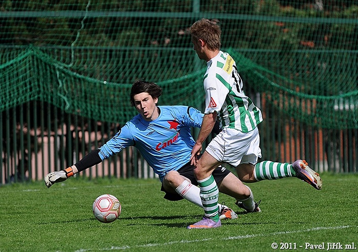 SK Slavia Praha B - Bohemians 1905 1:3 (1:1)