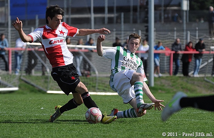 SK Slavia Praha B - Bohemians 1905 1:3 (1:1)