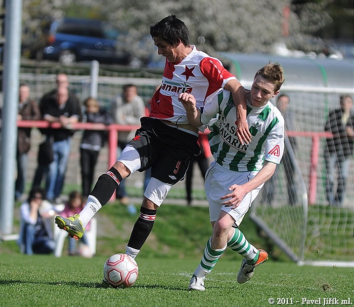 SK Slavia Praha B - Bohemians 1905 1:3 (1:1)