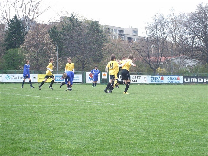 Vojta Brak se raduje ze svého druhého gólu