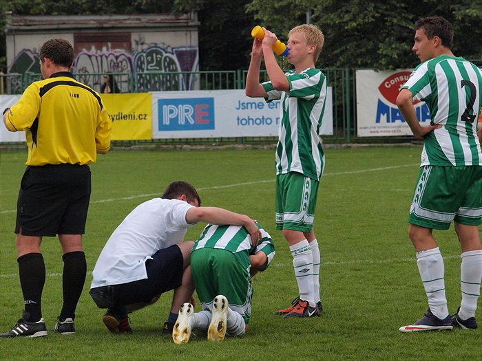 V závěru zápas bolel