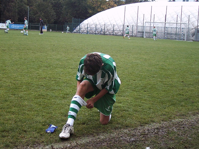 kapitán Darek Farkaš - příprava před zápasem