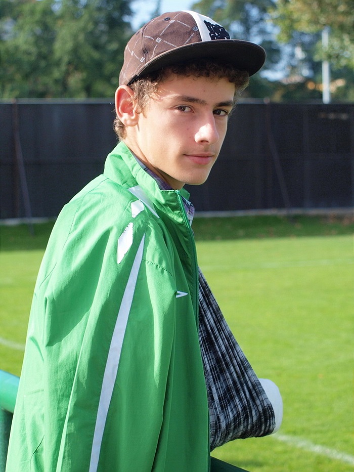 Zraněný Jan Hořák se mohl utkání zúčastnit pouze jako divák