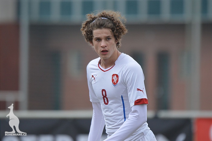 Reprezentant U18 Štěpán Krunert nastoupil proti Dánsku
