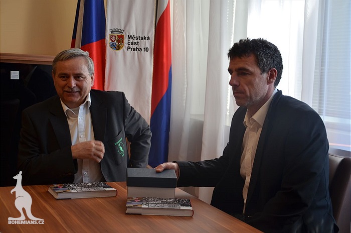 Přivítání nového trenéra Klusáčka na radnici