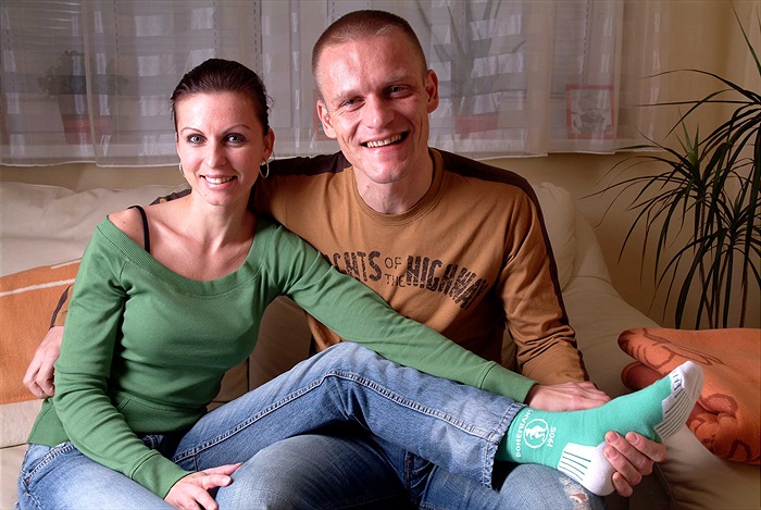 Dalibor Slezák s přítelkyní