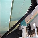 Průběh výstavby nové kotelny pro vyhřívaný trávník