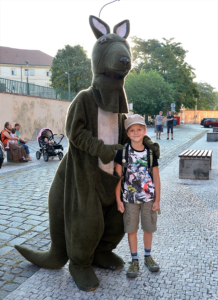 Klokan vítal prvňáčky na ZŠ Botičská