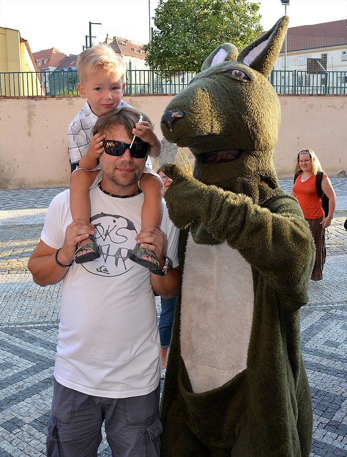 Klokan vítal prvňáčky na ZŠ Botičská