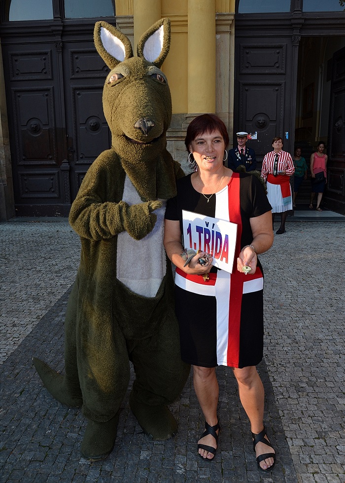 Klokan vítal prvňáčky na ZŠ Botičská