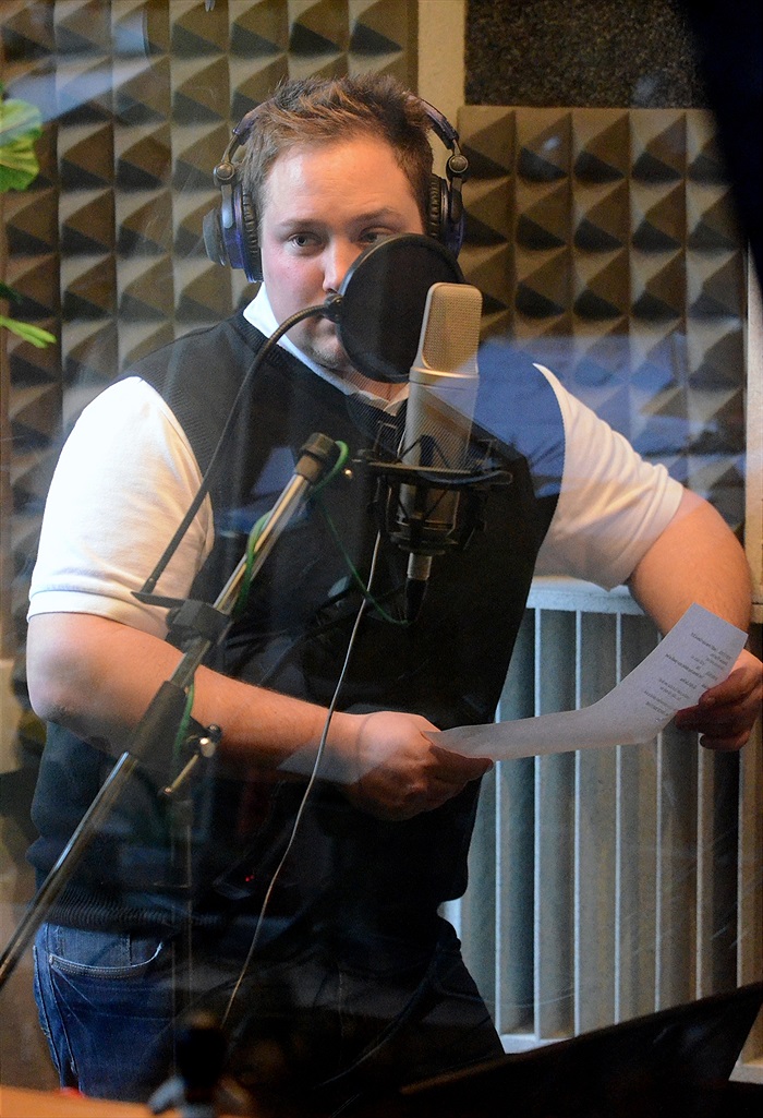 Nahrávání pozvánky na GL v radiu City