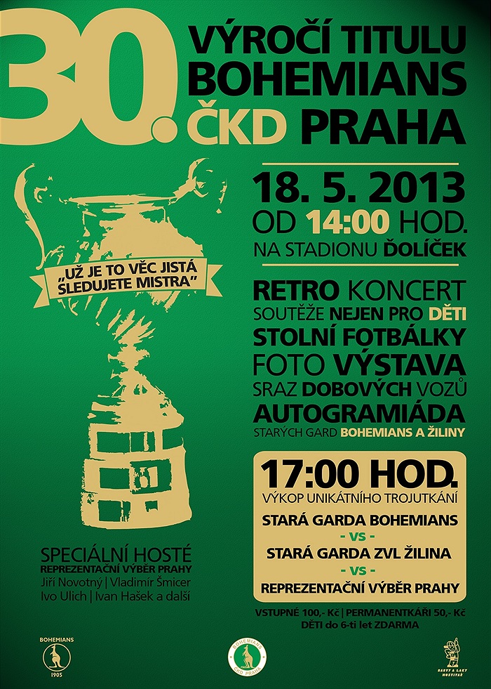 Plakát - 18. května - 30. výročí titulu