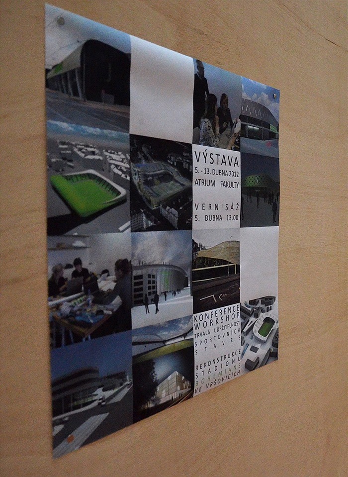 Vernisáž výstavy revitalizace stadionu ve Vršovicích