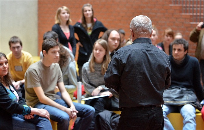 Vernisáž výstavy revitalizace stadionu ve Vršovicích