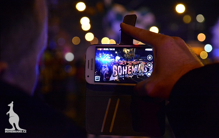 Pochod fanoušků Bohemians do Edenu