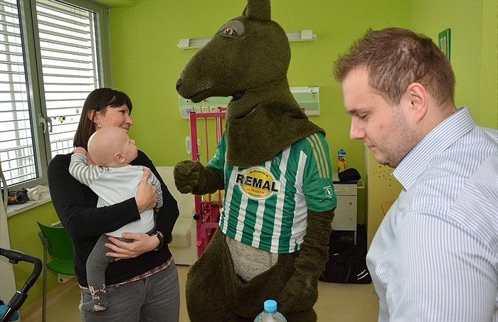 Klokan na návštěvě v Motole