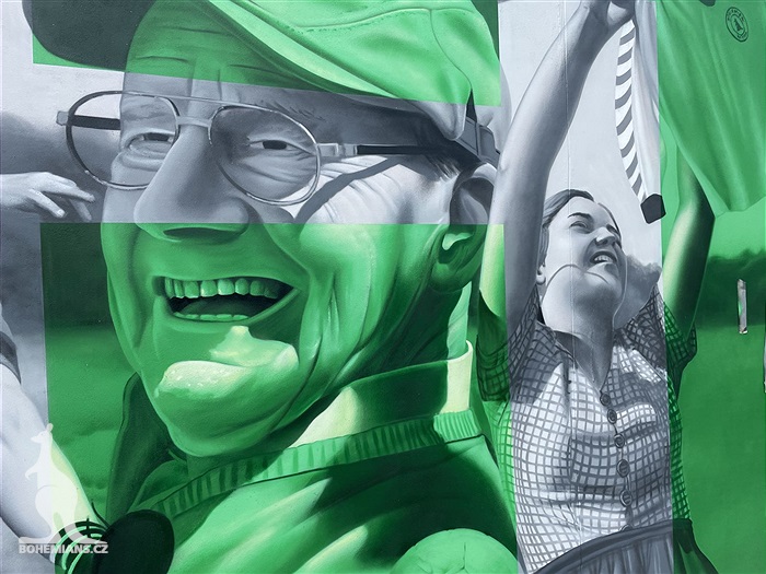 Zeď Ďolíčku zdobí nový mural