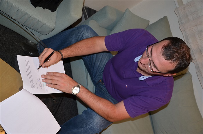 Radek Sňozík přebral automobil od společnosti AUTO NOVO TÝM Řevnice.