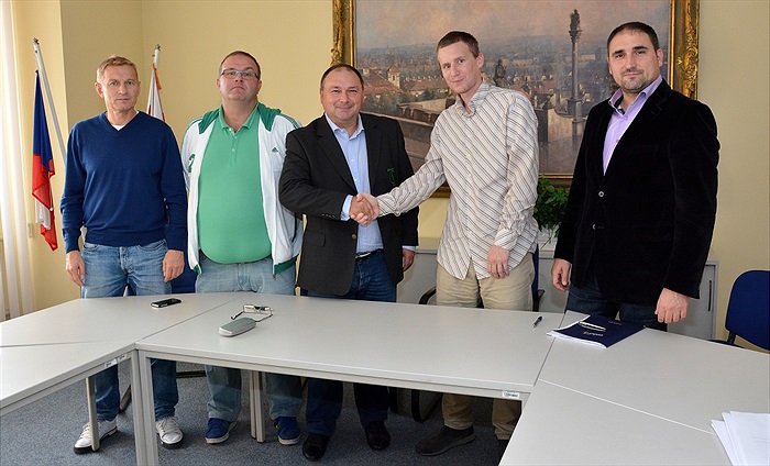 Podpis smlouvy Ďolíček radnice