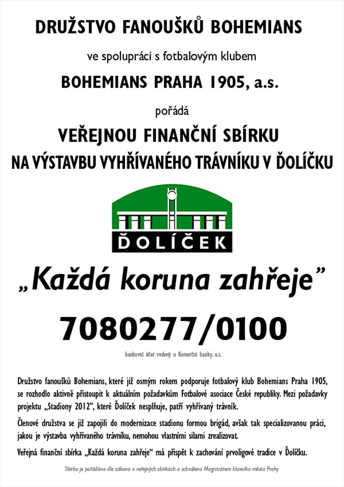 Veřejná finanční sbírka "Každá koruna zahřeje"