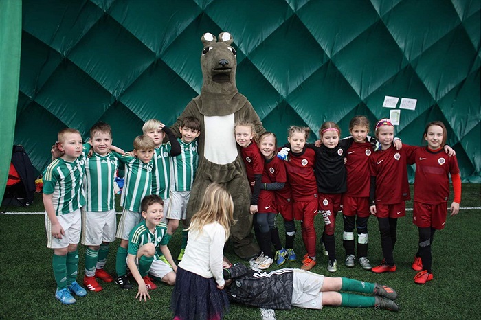 Přípravka na turnaji v Záběhlicích