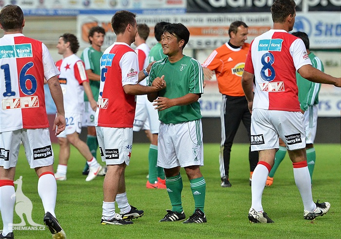 Benefiční utkání All Stars Cup: Bohemians - Slavia 2:6