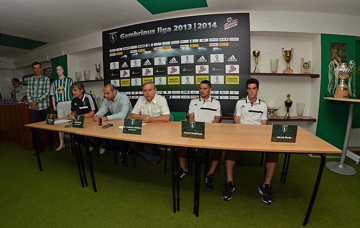 Tisková konference Bohemians Praha 1905