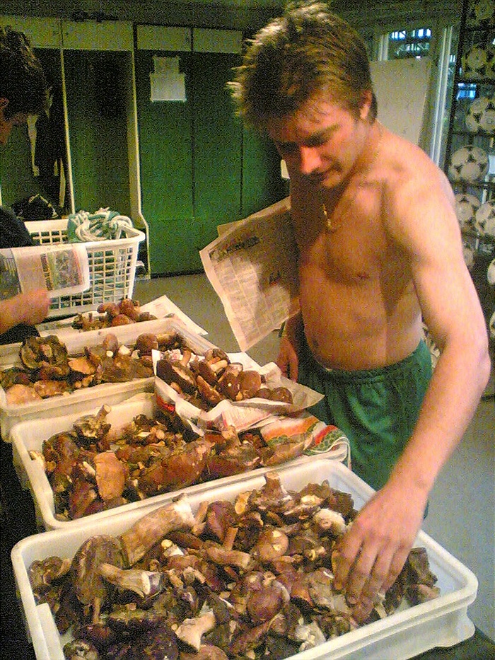 Jiří Rosický už se těšil na domácí smaženici.