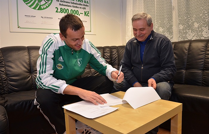 Erich Brabec podepsal smlouvu s Bohemians Praha 1905